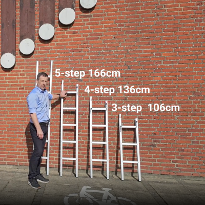 SlimLine Combi 3-stopniowa – składana, modułowa drabina (A087C)