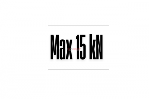 Naklejka Max 15 kN (048-00294)