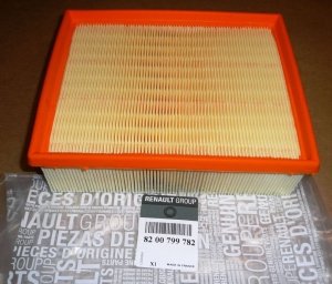 Original  Filtre à air Renault Clio II, Renault Espace IV, Renault Laguna II, Renault Vel Satis , 8200799782