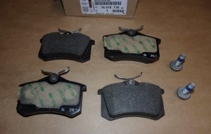 Original  Plaquettes de frein Citroën C3 Picasso, Peugeot 207, Renault Clio 4 arrière système de freinage TRW ,  1647873680