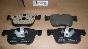 Original  Plaquettes de frein Citroën Berlingo, Peugeot 308, Peugeot 3008 avant Citroën Grand Picasso, Peugeot 508, Peugeot Part
