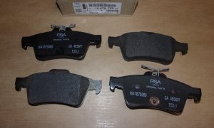 Original  Plaquettes de frein Peugeot 508 1.6 VTi/THP/HDI 10|} arrière 2.0 HDI système de freinage ATE-TEVES ,  1647875980