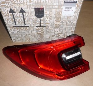 Original Feu arrière gauche pour RENAULT Kadjar 15-  , 265552478R