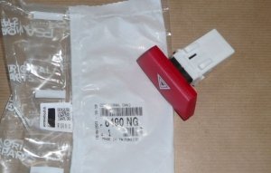 $ unité de commande de commutateur de feux de détresse d'origine pour Peugeot 107 Citroën C1, 6490NG, 6490.NG