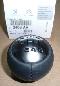 $ Pommeau de levier de vitesses d'origine pour Citroën C3/4/5/6/8 C3-Air C3/4-Pic DS4 Jumpy, 2403ah, 2403.ah