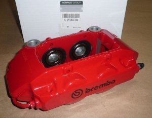 ÉTRIER DE FREIN avant gauche d'origine RENAULT MEGANE II CLIO III RS, 7701066290, 410118514R