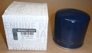 $ Original  Filtre à huile Renault Laguna III, Megane III 3.0 DCI , 8201059775