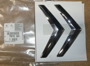 Emblème décoratif d'origine Citroën C4 Picasso, monogramme, logo décoratif, 7810Q4 , 7810.Q4