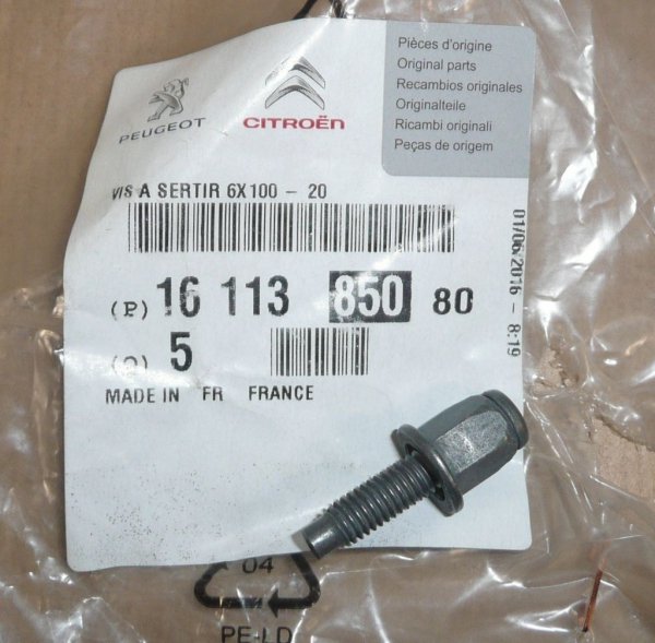 BOULON DE BLOC MOTEUR CITROËN C5 III ,  1611385080