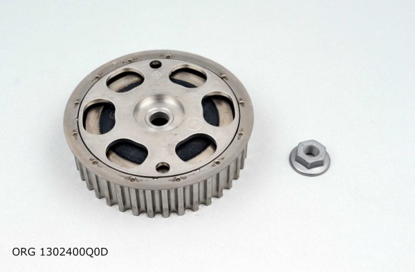 Original  ROUE D'ARBRE Ŕ CAMES Renault 1.8-2.0 16V ÉCHAPPEMENT AVEC CAOUTCHOUC, 1302400Q0D