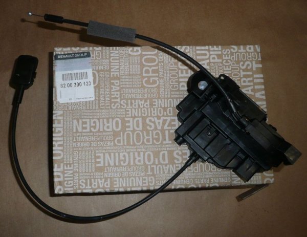 Serrure de porte avant gauche d'origine Renault pour Renault Clio III 5 portes 4 broches, 8200300123