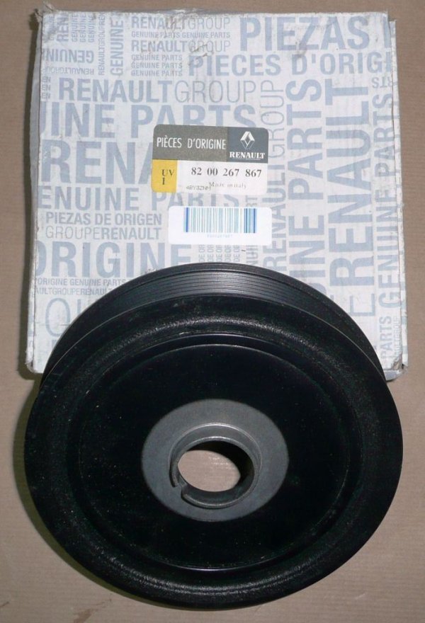 $ Poulie de vilebrequin Renault Master II 2.5DCI Renault Laguna II, Renault Trafic II 2.2DCI G9U 7PK , 8200267867