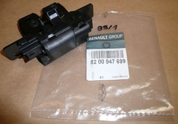 $ Serrure de coffre Renault Megane II, Clio III, Scenic II , 8200947699