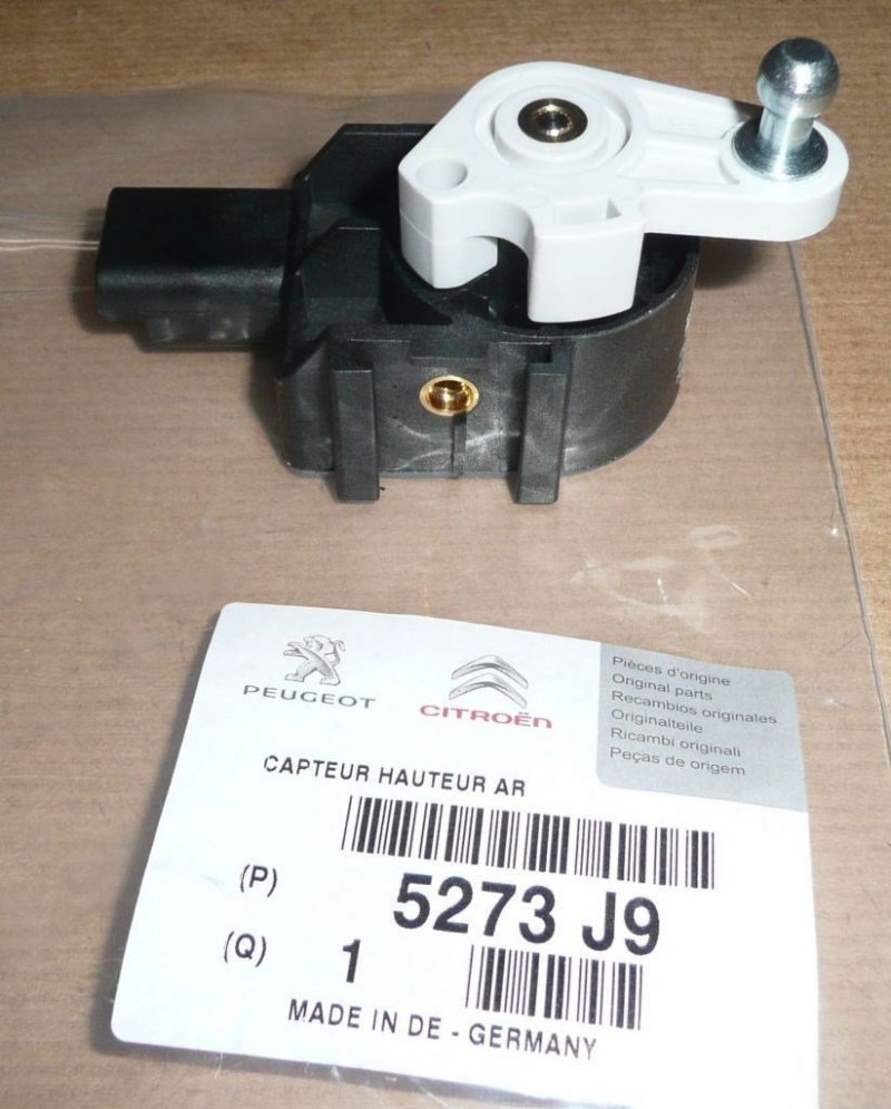 Capteur d'éclairage Citroën C5 II C6 Peugeot 508 5273J9 9663696880, 5273.J9