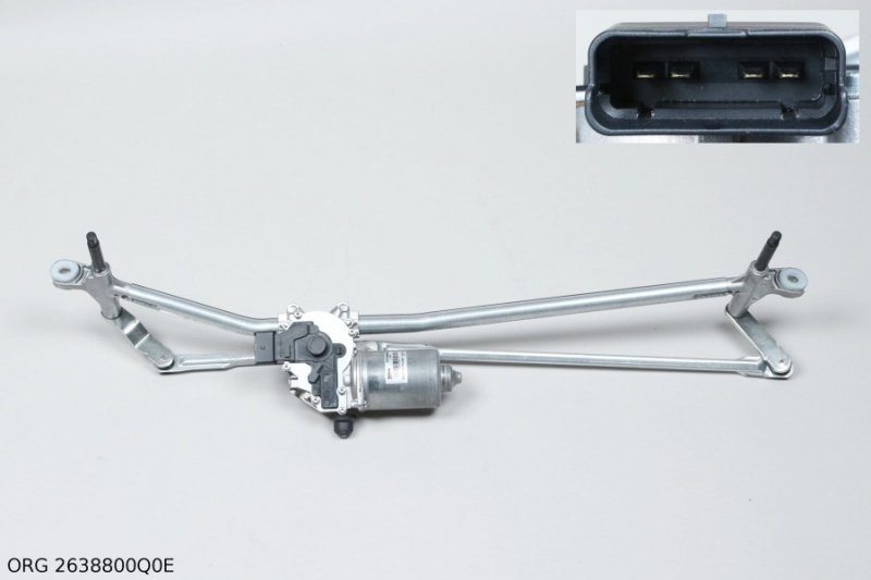 MOTEUR D'ESSUIE-GLACE ORIGINAL + Tringlerie d'essuie-glace Renault MASTER III 2010-, 2638800Q0E, 8200734788, 2638800Q0E