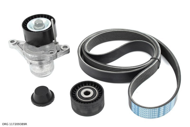 Original  TENDEUR DE COURROIE Renault 2.0/2.3DCI MASTER 10- COMPLET 7PK1687, 117209389R