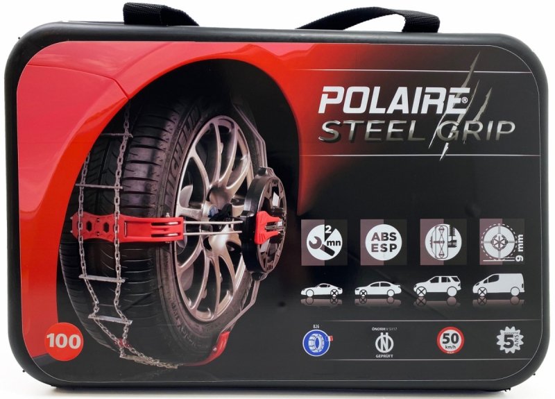 Chaînes à neige Polaire Steel Grip d’origine – Renault Kadjar , 7711940852
