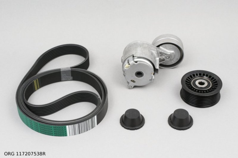 Original  TENDEUR DE COURROIE Renault 1.4 16V TCE MEGANE 08- COMPLET 7PK1784, 117207538R