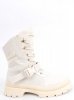 Botki militarne lakierowane JENS BEIGE
