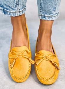 Mokasyny damskie miodowe XR-1R2 YELLOW