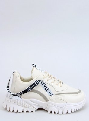 Buty sportowe beżowe 9935 BEIGE