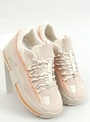 Buty sportowe beżowe LA181P BEIGE
