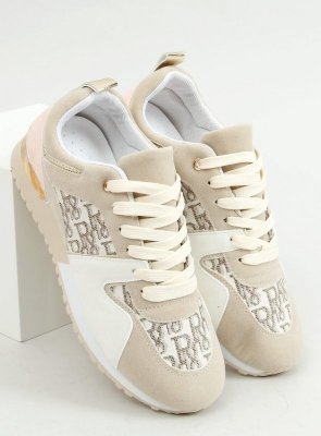 Buty sportowe beżowe B0-907 BEIGE