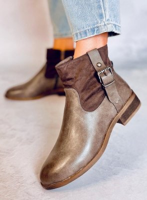 Botki damskie FINU KHAKI