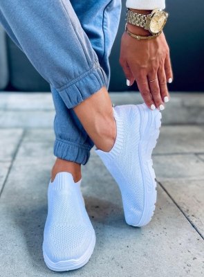 Buty sportowe skarpetkowe VIEN WHITE