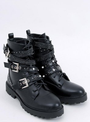 Botki militarne FLEUR BLACK