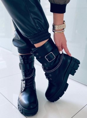 Botki militarne MAUDE BLACK
