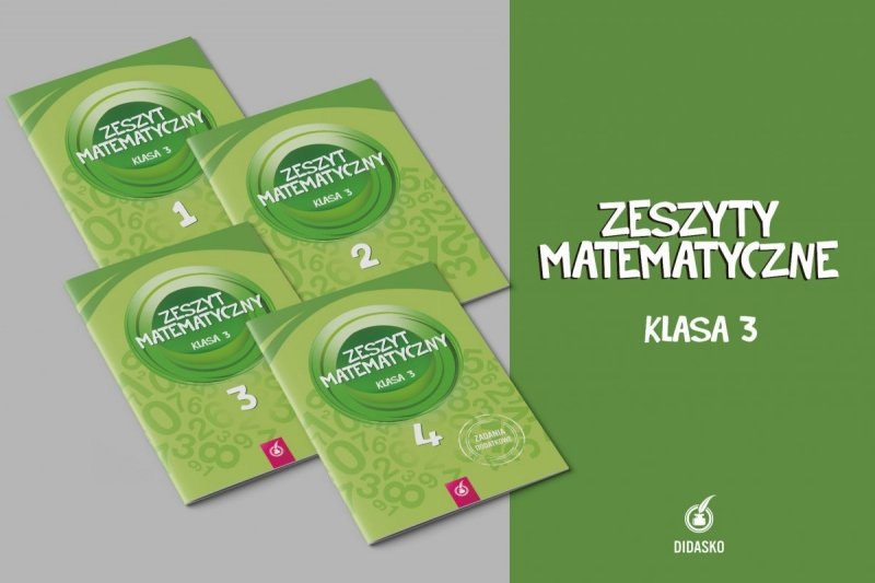 Zeszyt matematyczny kl.3 cz.3