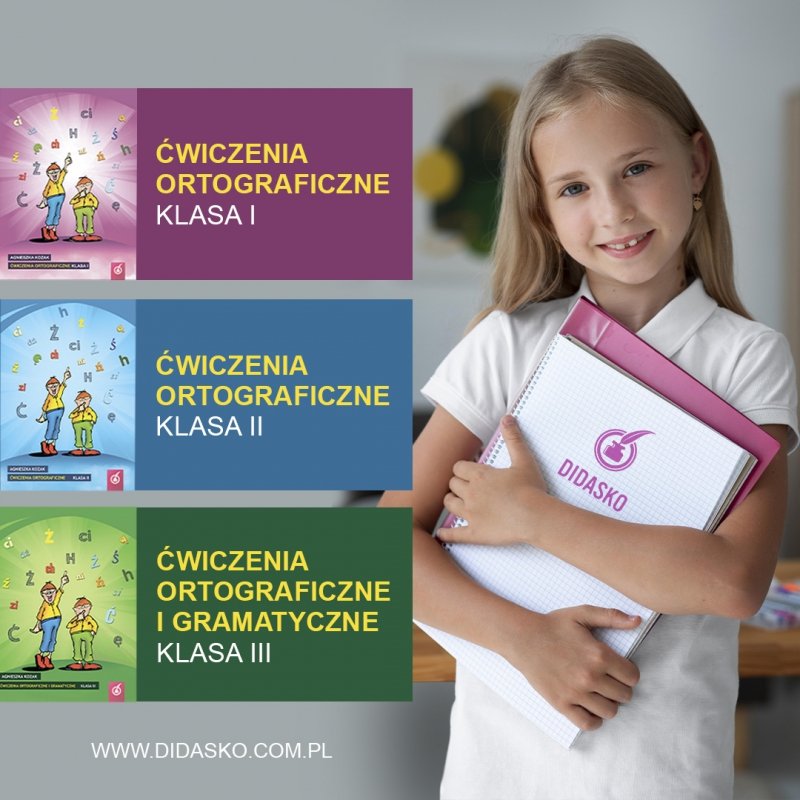 Ćwiczenia ortograficzne i gramatyczne klasa 1 2 3 Didasko