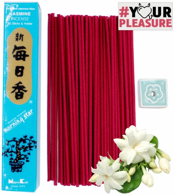 Japońskie kadzidła zapachowe, Jaśmin - Nippon Kodo, Morning Star, 50 szt 