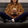 Bluzair SUPER MAMA - Bluza koc - Toffee