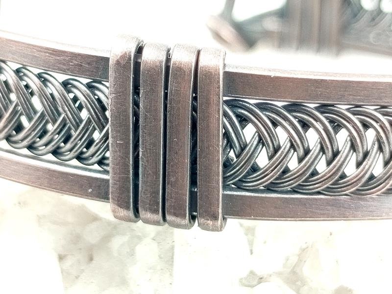 Męska bransoleta miedziana dla numerologicznej 1 i 3