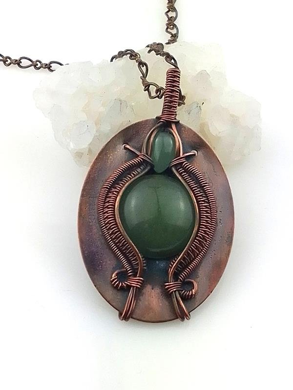 Awenturyn - wisiorek miedziany dla dietetyczki