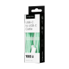 Kabel USB typu C - USB typu C 100 W 1,5 m zielony Kruger&Matz Basic