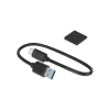 Obudowa dysku 2,5 SATA USB C 3.1  Rebel aluminiowa