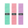Zestaw gum do ćwiczeń materiałowy - Mini Band M, 27-55 kg, 3 gumy materiałowe, REBEL ACTIVE