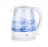 Czajnik elektryczny TEESA, szklany, 1650 W, biały, 1 L