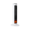 Termowentylator kolumnowy PTC Teesa  z funkcją imitacji kominka.