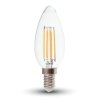 Żarówka LED V-TAC V-TAC 6W Filament E14 Świeczka VT-2127 3000K 600lm