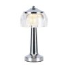 Lampka Biurkowa Nocna V-TAC 1W LED 26cm Ładowanie USB Ściemnianie Chrom VT-1048 3000K-6000K 55lm