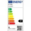 Żarówka LED V-TAC 6W Filament E14 Kulka P45 VT-2466 6500K 600lm