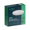 Plafon V-TAC 24W LED Okrągły 35cm Natynkowy Pilot Czujnik Ruchu IP44 Biały VT-8624S 3000K 2500lm