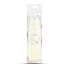 Opaska Zaciskowa V-TAC 4.5x350mm Biała 22kg Nylon66 (Opak. 100szt)