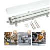 Zestaw HERMETIC 2x120 + LED T8 18W 6500K IP65 Kobi