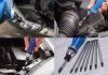 TELESKOPOWY WKRĘTAK DO BITÓW 1/4 Z GRZECHOTKĄ Z ZESTAWEM BITÓW (PH, PZ, SL, TORX, HEX) 16 cz. King Tony