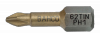 Bity udarowe powlekane TIN Phillips 25 mm BAHCO